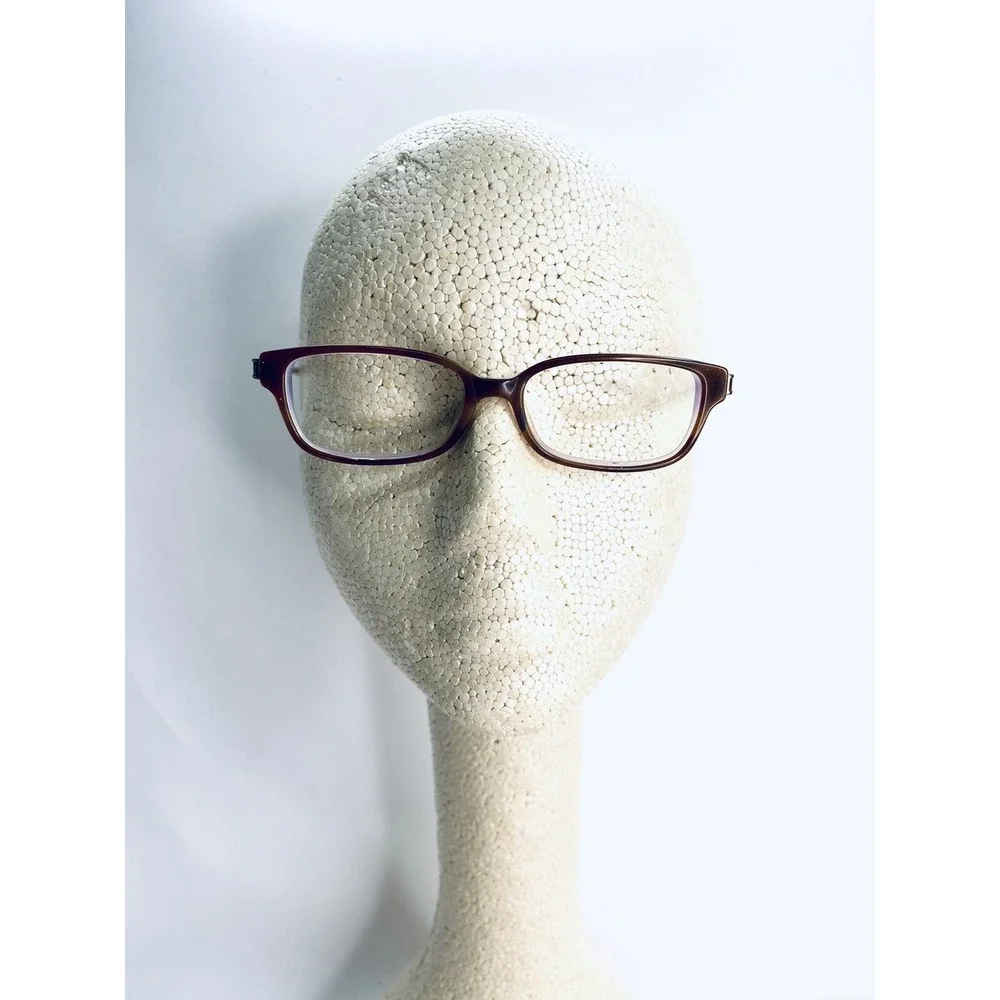 Kate Spade NY Brown Rectangular Eyeglasses Gold Temples Miranda 0ERL 49 16 135